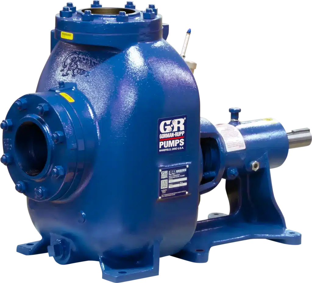 80-series zelfaanzuigende centrifugaalpomp om lichte vaste stoffen te verpompen