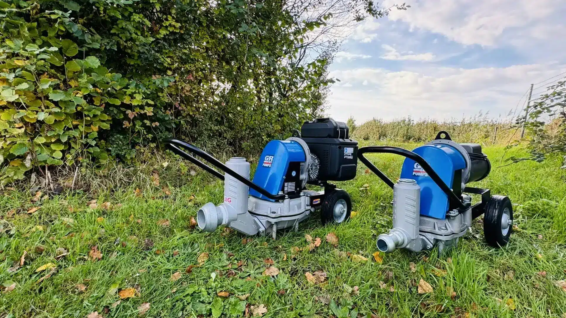 AMT membraanpompen in het veld