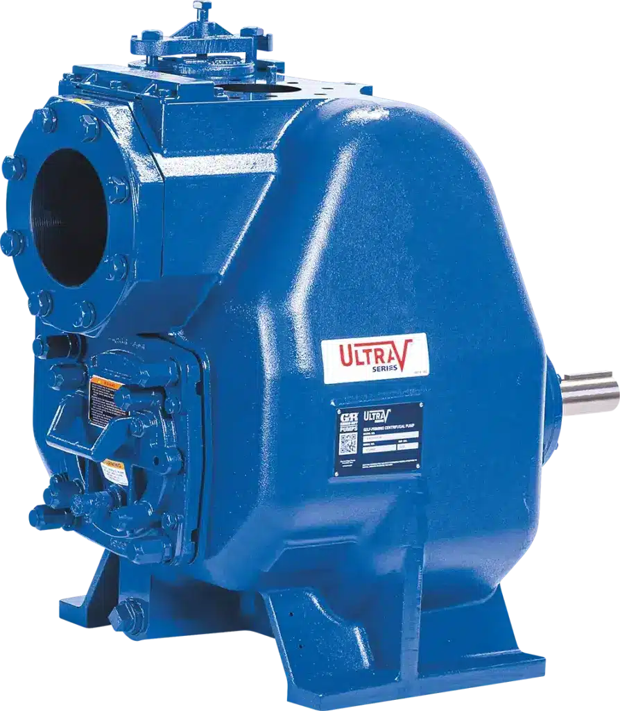 Ultra V zelfaanzuigende pomp voor de verwerking van afvalwater en industri&euml;le vloeistoffen in veeleisende omgevingen&sect;